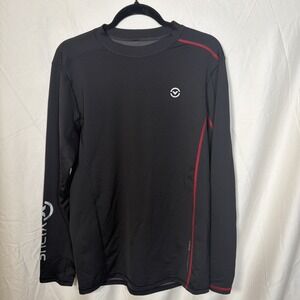 Virus intl Compression Shirt Black Red Men's Large